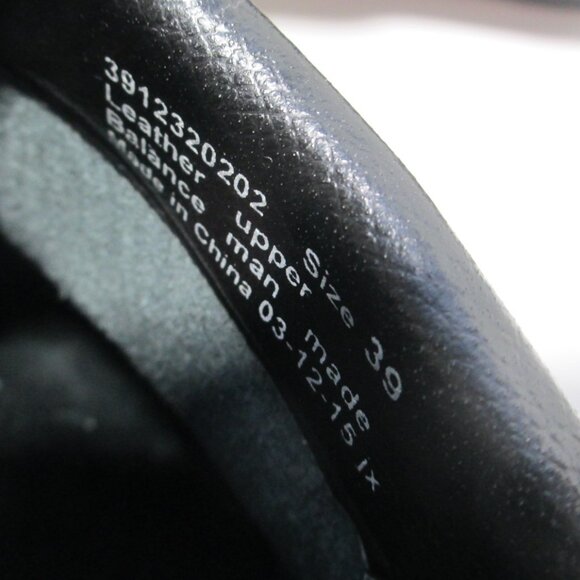 DANSKO XP Clogs Black Silver Tooled Leather Shoes Size 39 (8.5-9 US) - Picture 7 of 8